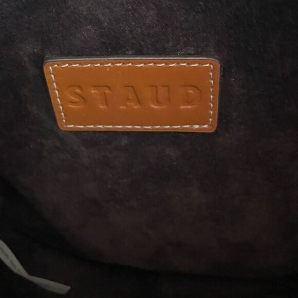 Staud Brown Leather Clutch - Picture 7 of 9